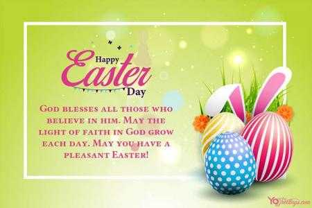 Free Easter Sunday Wishes Card Make Online Free