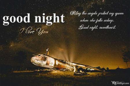 Good Night Wishes Greeting Cards Pictures for Lover