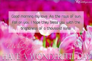 Free Good Morning Greeting Card For Everyone