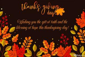 Wish You Happy Thanksgiving Day 2022 Cards Images