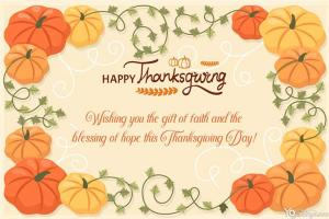 Free Online Thanksgiving Card Printable