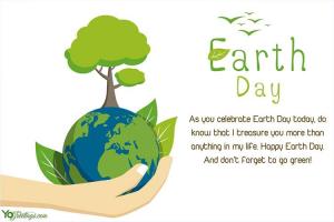 Create Earth Day Greeting Card Online