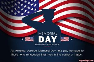 Free Memorial Day Ecards - Remember and Honor Greeting Cards