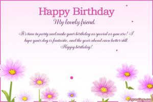 Birthday Wishes for Best Friend With Name