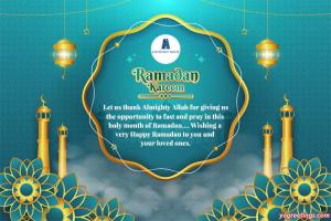 Business Ramadan Kareem Wishes With Company Logo