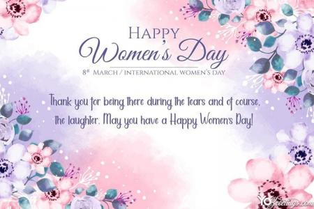 Happy Women's Day Cards - Create Free Printable March 8 Cards Online