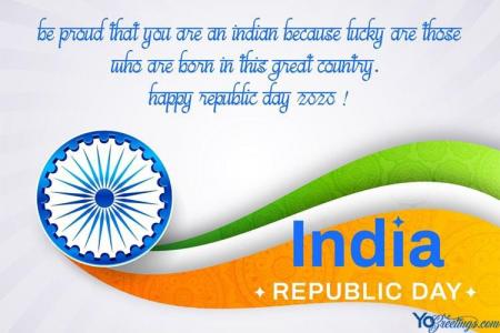 Personalized Republic Day of India Cards Online