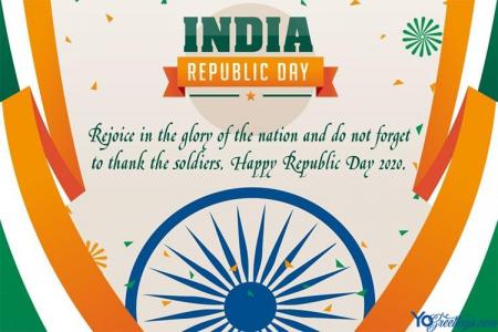 Wishes On Happy Republic Day India Card Images Online