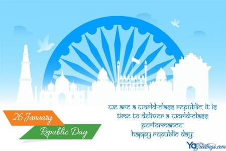 Indian Republic Day eCards & Greeting Cards Maker Online
