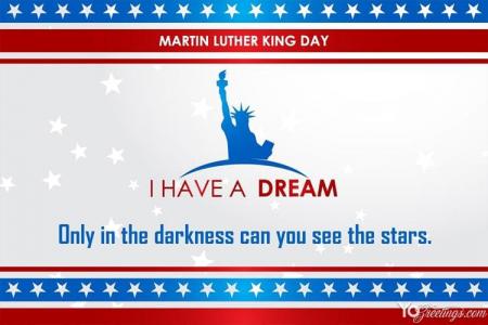 Generate Martin Luther King Jr. Day 2022 Greeting Cards Online