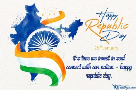 Make Republic Day (India) Greeting Wishes Cards Images