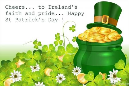 Make St. Patrick's Day Greeting Card Images Online Free
