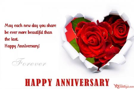 Customize Your Own Wedding Anniversary Cards Images