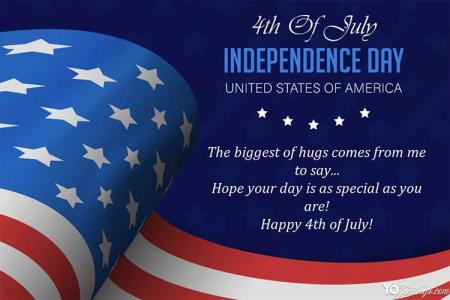 Make 4th of July - Independence Day (USA) Wishes Cards Online