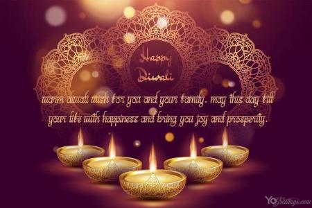 Design Your Diwali Greeting Cards With Wishes Online