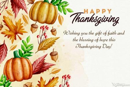Wish You The Happiest Thanksgiving Day