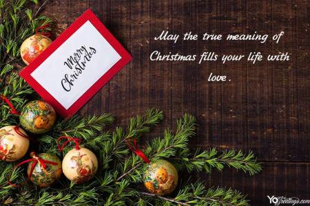 DIY Christmas Greeting Card With Christmas Tree