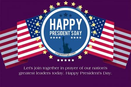 Create Greeting Card For President's Day 2022