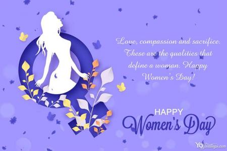 Design & Customize The Perfect Womens Day Card For Free