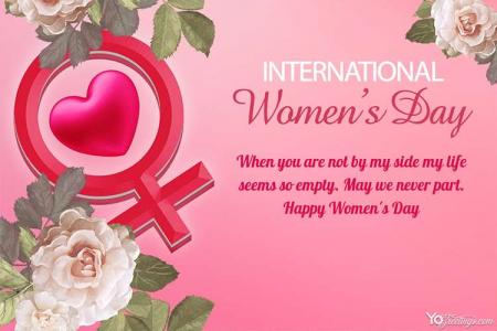 Generate Lovely Women's Day Wishes Greeting Cards