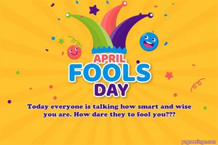 Free April Fools' Day Greeting Cards 2022