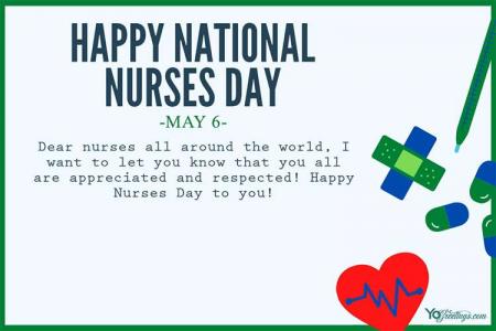 The Best Free National Nurses Day Greeting Card Template