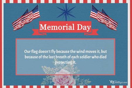 Happy Memorial Day Greeting Cards Maker Online