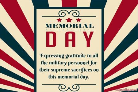Free Vintage Memorial Day Greeting Cards Maker Online