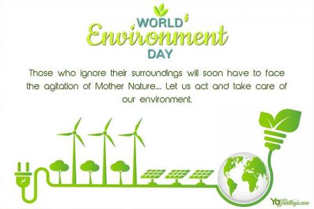 Energy Ideas Card For World Environment Day