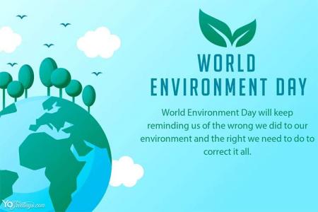 Create World Environment Day eCards Online