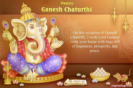 Luxury Lord Ganesha Greeting Cards Images Download