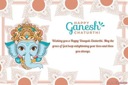 Wish You Happy Ganesh Chaturthi With Beautiful Greeting Cards