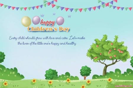 Personalized Happy Children's Day Greeting Cards