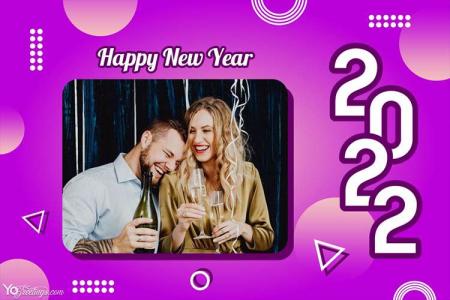 Free Happy New Year 2022 Wishes With Photo Frames