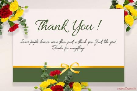 Make Thank You Cards With Colorful Flowers