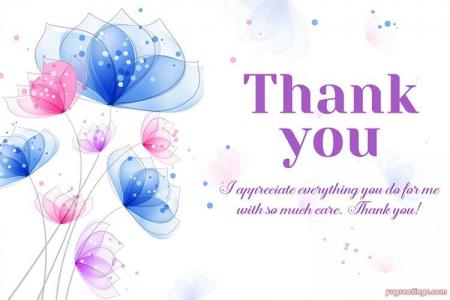 Write Thank You Notes On Beautiful Flower Cards Online