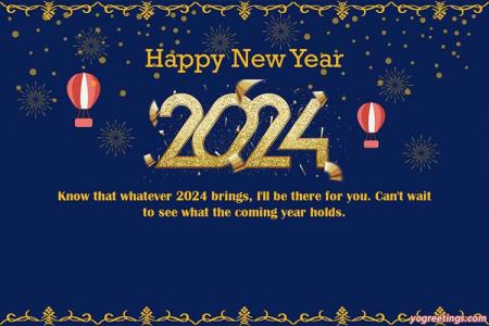 Best Happy New Year Greeting Cards for 2024
