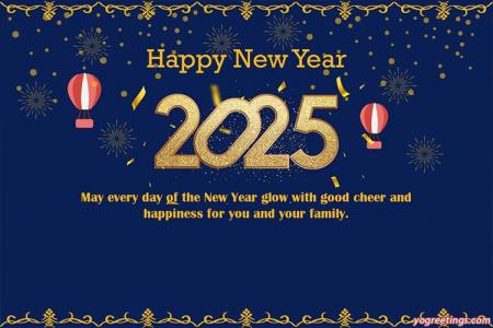 Best Happy New Year Greeting Cards for 2025