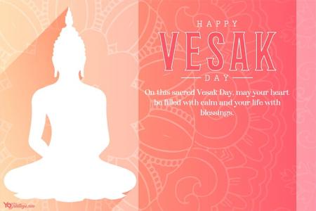 Meaningful and Solemn Online Buddha’s Birthday Greeting Card Template