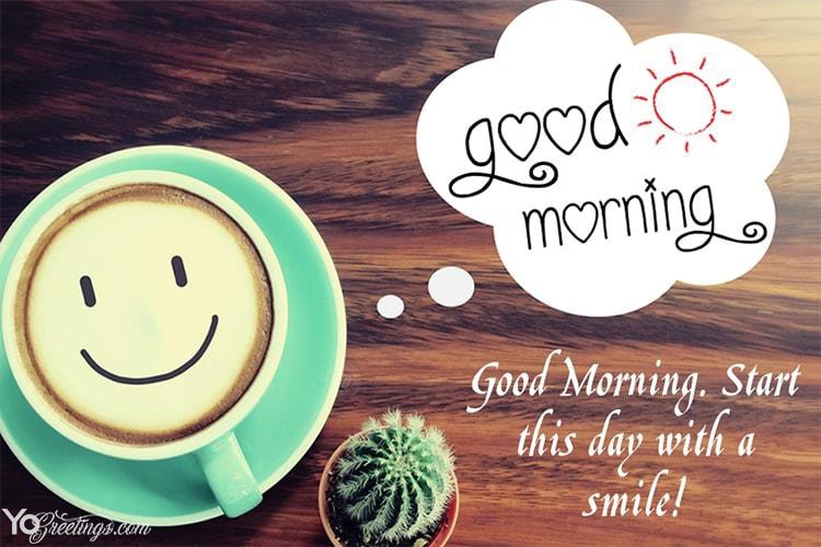 Free Download Coffee Cup Good Morning Wishes Card Images