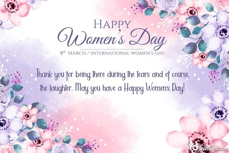 Happy Women s Day Cards Create Free Printable March 8 Cards Online
