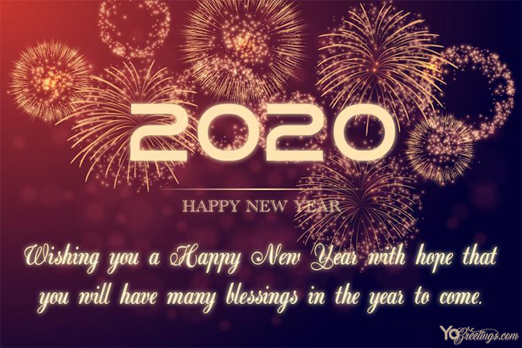 12 Best Happy New Year 2020 Greetings And Cards With Images
