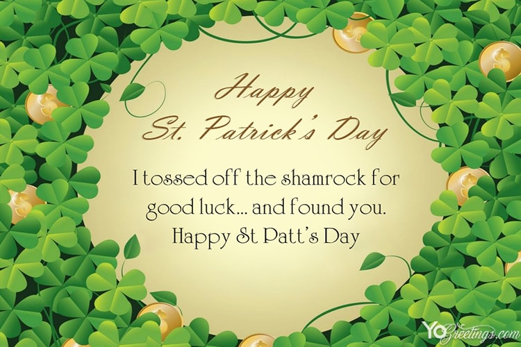 Say Happy St. Patrick's Day With Greeting Card Online