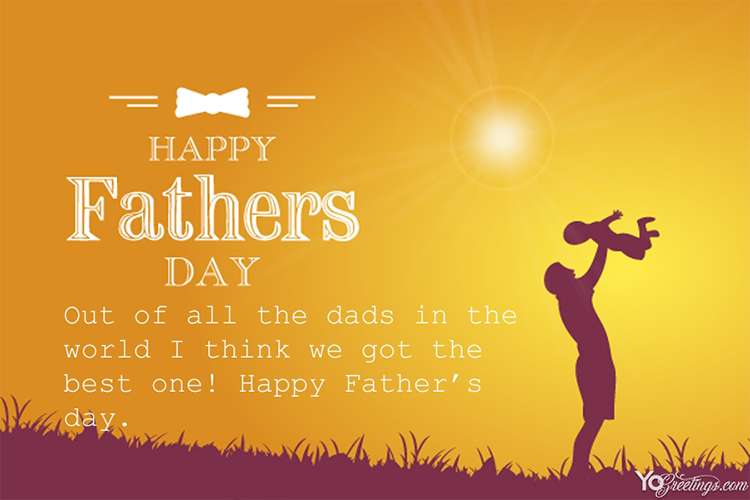 Customize Happy Father's Day Cards Templates Online