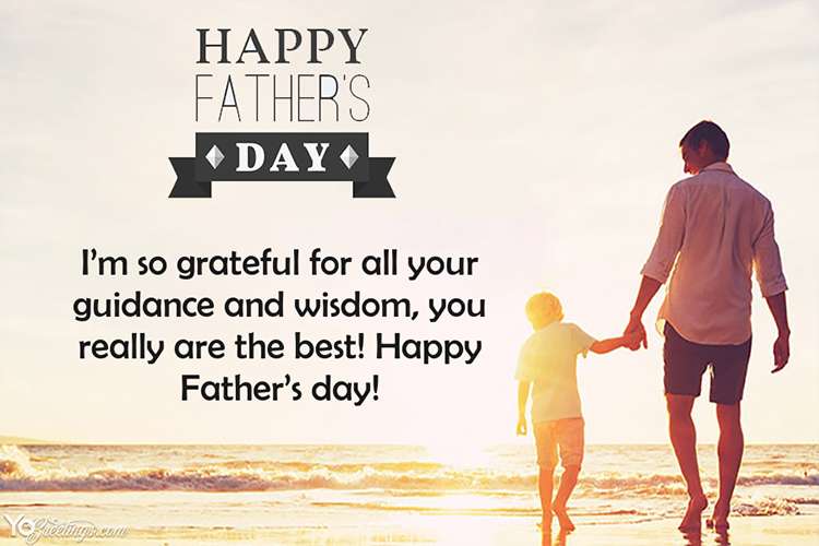 Write Wishes/ Messages in a Father's Day Card