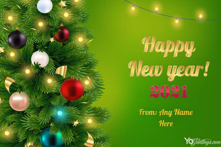 Download Happy New Year 2021 Greeting Card With Name Generator