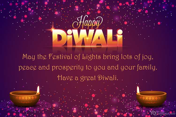 Free Online Diwali Greetings Cards Maker