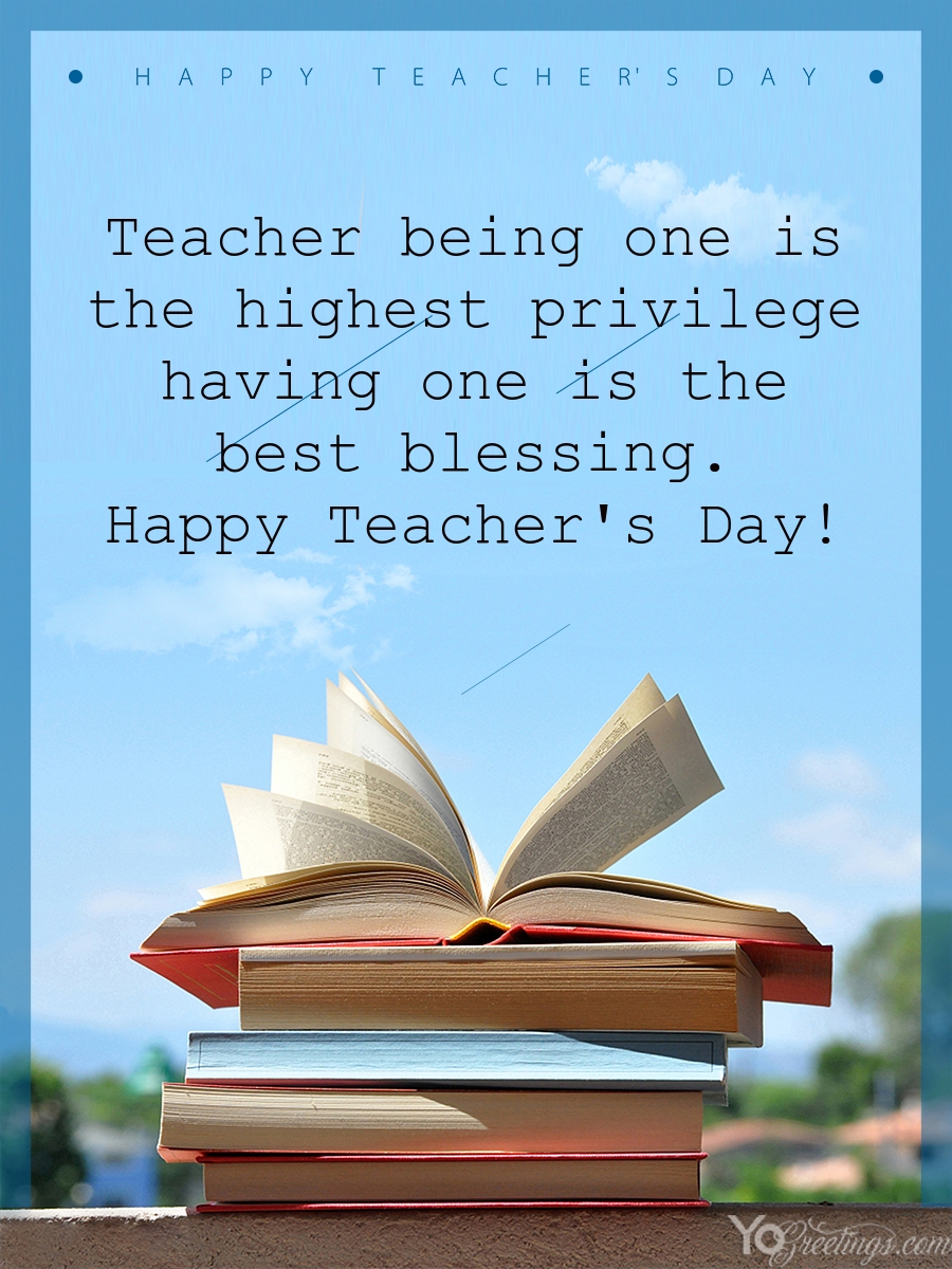 Free Printable Teachers Day Wishes Cards Online