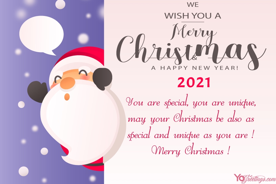 Wish You Merry Christmas And Happy New Year 2021 Wishes Cards