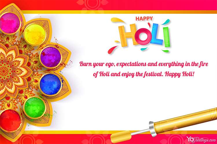 Write Greetings On Holi Festival Of Colors Cards 2022